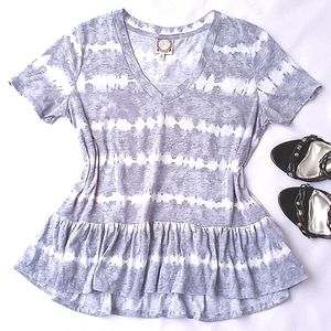 Truself Ruffle Hem Top